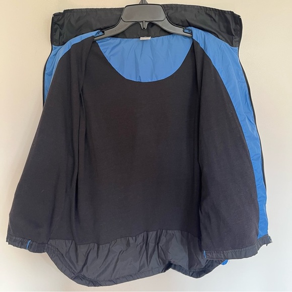 Men’s Vintage Cheetah Lightweight Windbreaker Track Jacket Blue Size Large - Picture 10 of 12